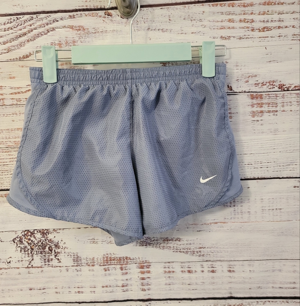 Youth M Running Short Light Blue